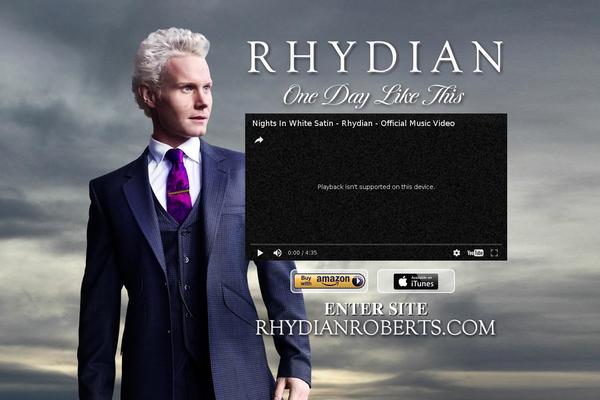 rhydianroberts.com site used Rhydian
