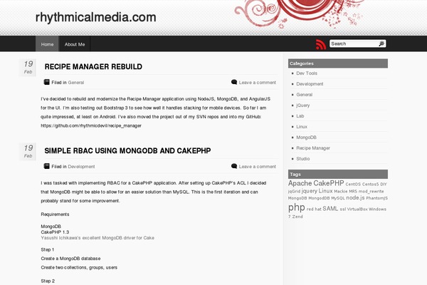 Mflat theme site design template sample