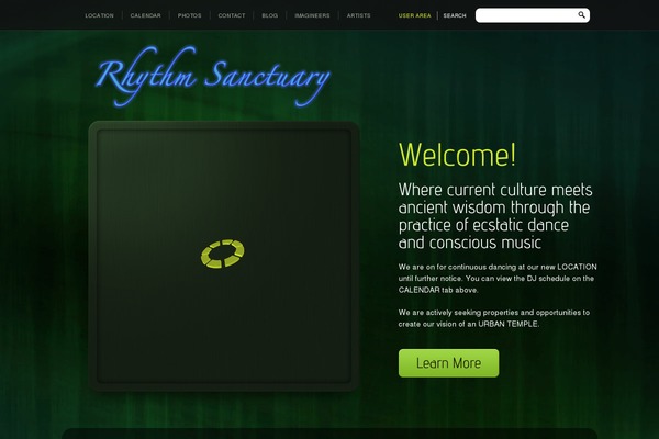 rhythmsanctuary.com site used Tesigner2