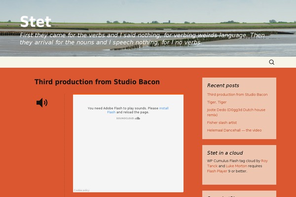 WordPress website example screenshot