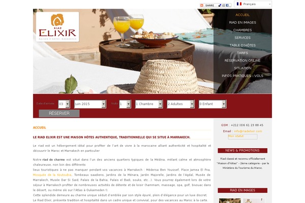 WordPress website example screenshot