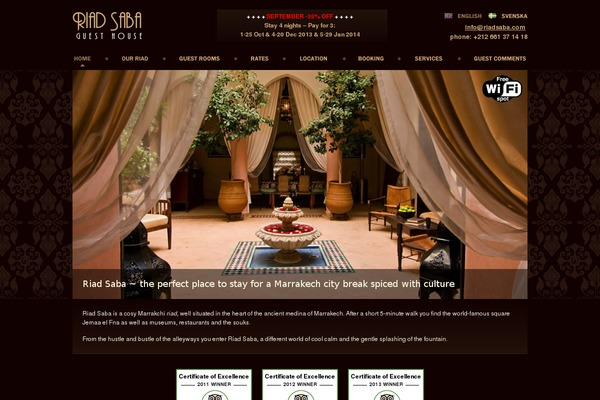 Inspiro theme site design template sample