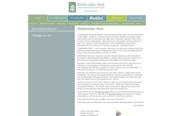 ribblesdalepark.com site used Ribblesdalepark