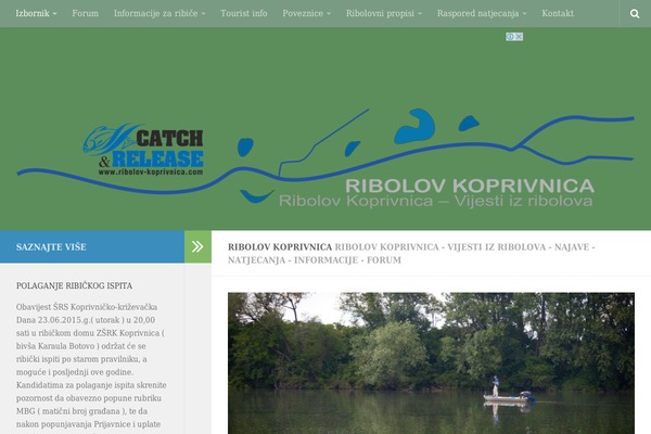 ribolov-koprivnica.com site used Hueman