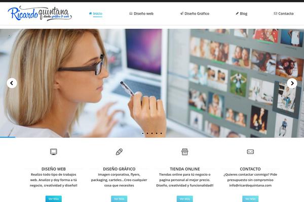 WordPress website example screenshot