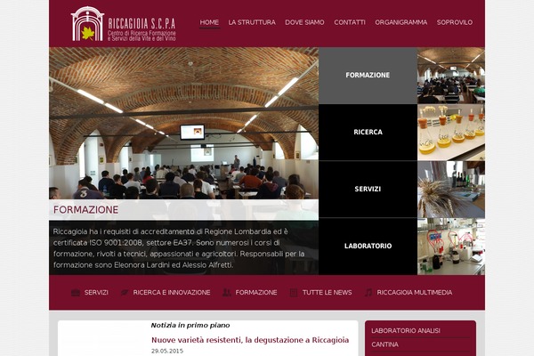 riccagioia.it site used Riccagioia
