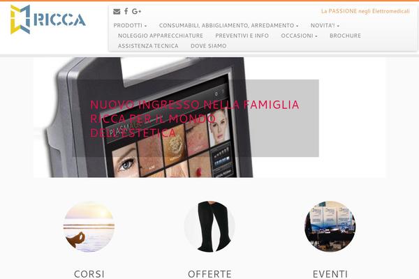 riccamedica.com site used Tienda Basic