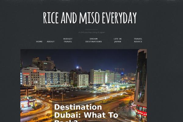 riceandmisoeveryday.com site used Meek