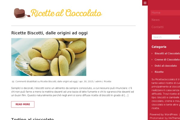 ricettacioccolato.it site used PhotoMaker