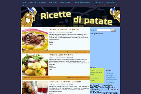 ricettedipatate.net site used Charatheme