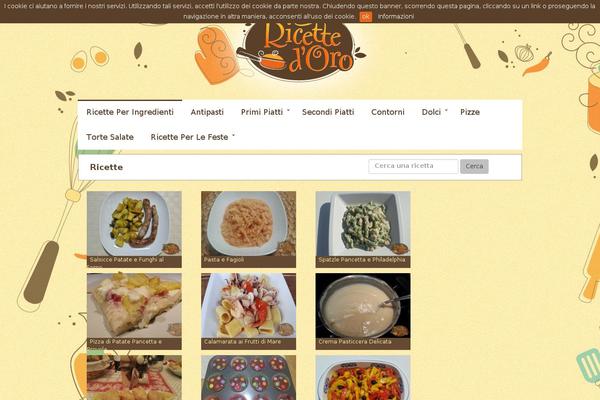 ricettedoro.com site used Ricette