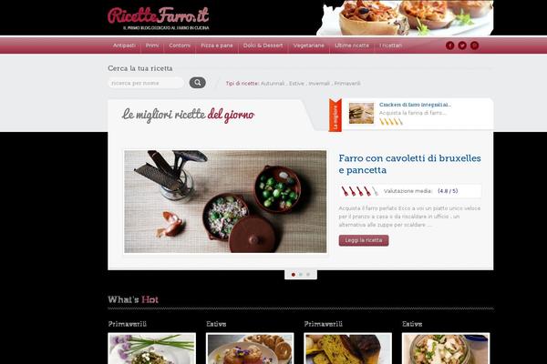 ricettefarro.it site used Food Recipes