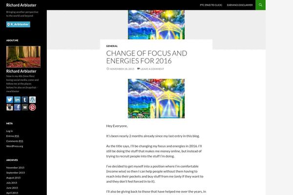 Twenty Fourteen theme site design template sample