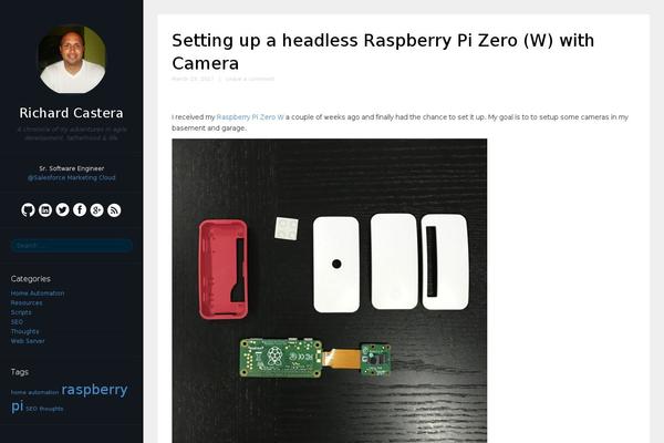 WordPress website example screenshot