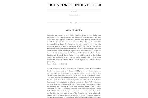 WordPress website example screenshot