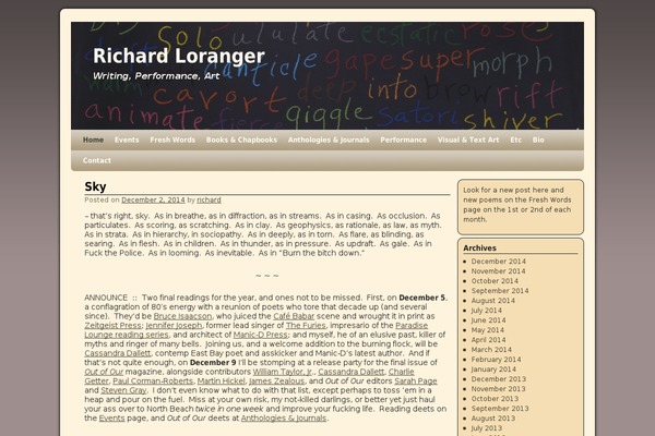 Weaver theme site design template sample