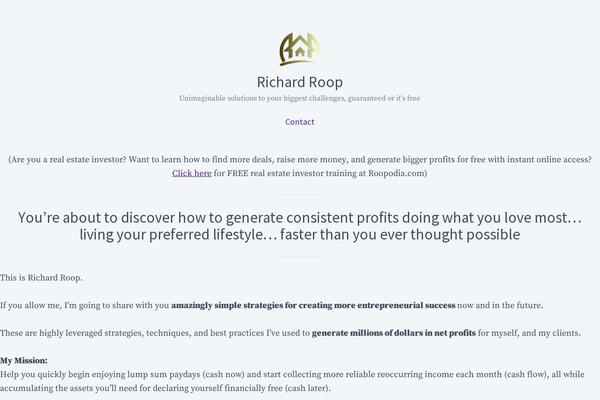 richardroop.com site used Exford
