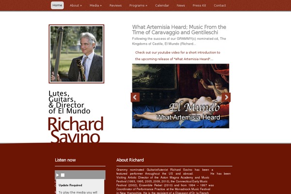 richardsavino.net site used Green-savino