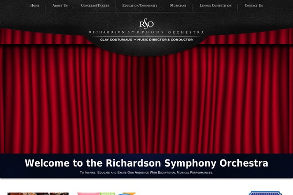 richardsonsymphony.org site used Rso