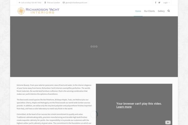 Highend theme site design template sample