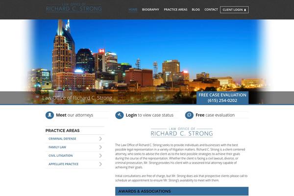 richardstronglaw.com site used Mycase-modern