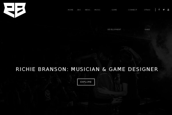 Icy theme site design template sample