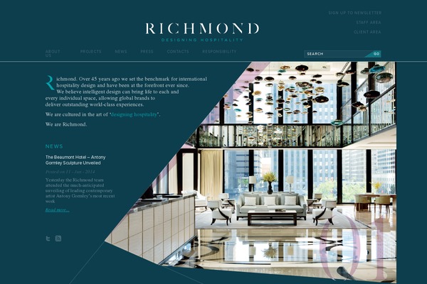 Richmond theme site design template sample