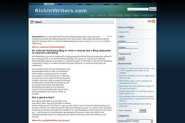 richinwriters.com site used ResponsiveBlogily