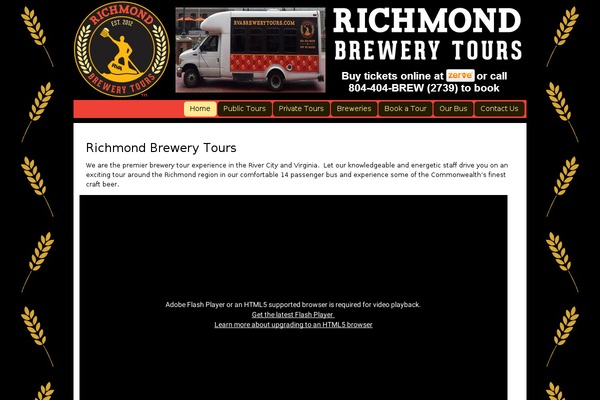 richmondbrewerytours.com site used Rvabrewerytours04v09