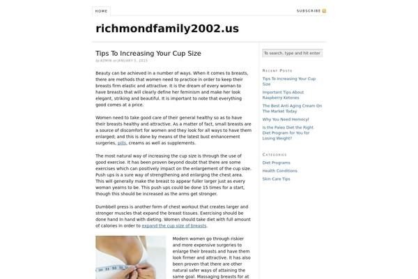 richmondfamily2002.us site used Thesis 1.8.4