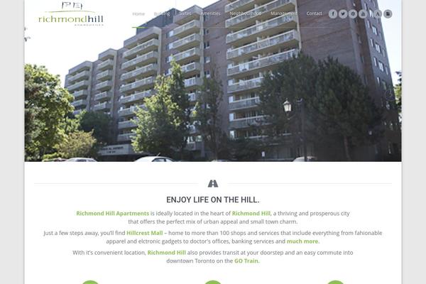 WordPress website example screenshot