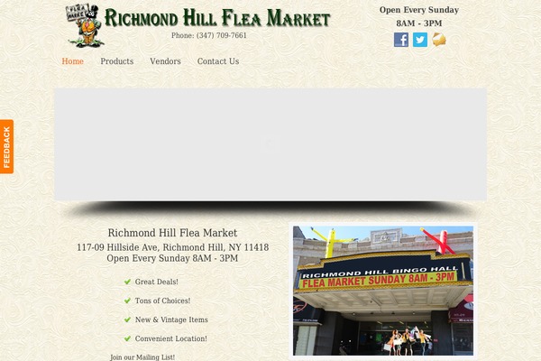 richmondhillfleamarket.com site used Rhfm