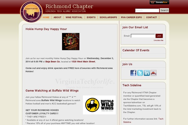richmondhokies.org site used Washington