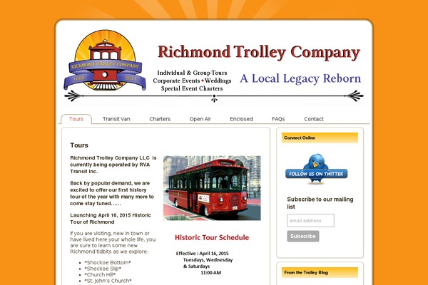 richmondtrolley.com site used Urbanlights