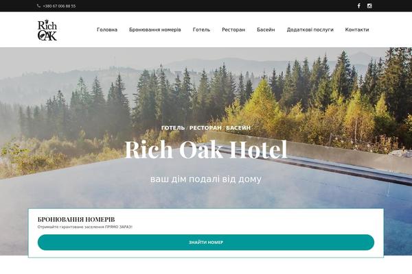 Hotel-lux theme site design template sample