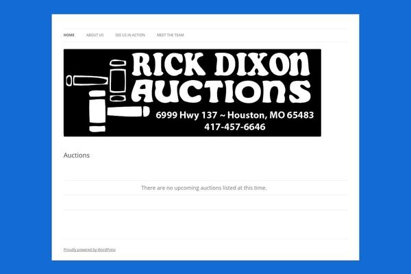 Twenty Twelve theme site design template sample