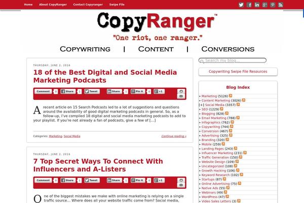 Thesis 1.8 theme site design template sample