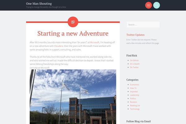 WordPress website example screenshot
