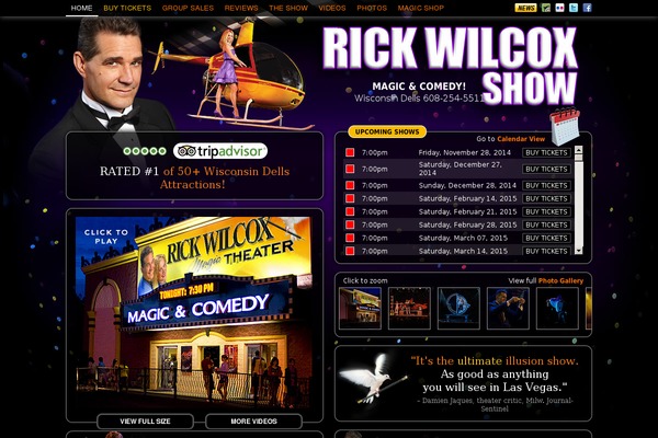rickwilcox.com site used Wilcoxtheme2