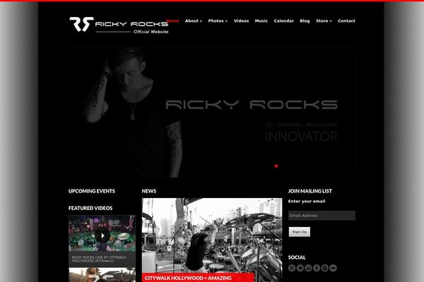 rickyrocks.com site used Wp_muzak