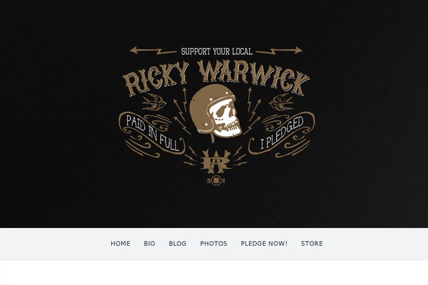 rickywarwick.com site used Applause_wp_v1.3