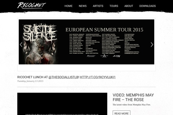 WordPress website example screenshot