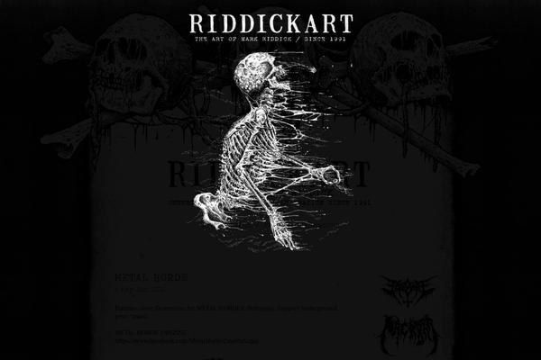 riddickart.com site used Riddick