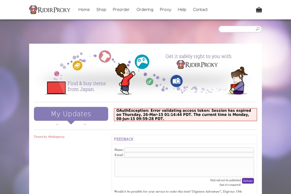 WordPress website example screenshot