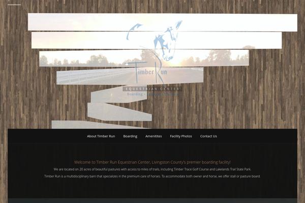 The7 Child theme site design template sample