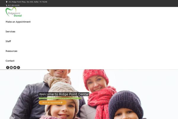 The7 theme site design template sample
