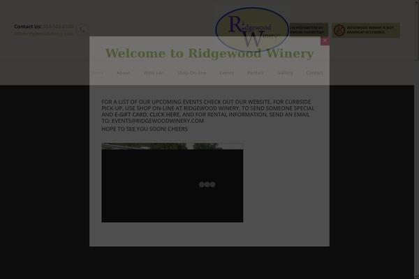 Wine-child theme site design template sample