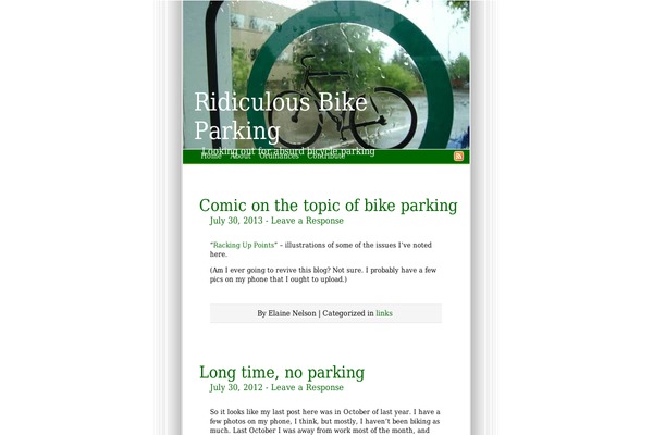 ridiculousbikeparking.com site used daydream