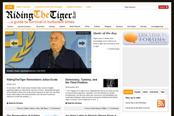 ridingthetiger.org site used Gazette_edition