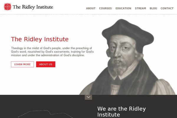 ridleyinstitute.com site used Ridley